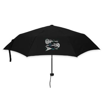 Rock n roll rock music rock and roll guitarist - Umbrella (small) - black - Front