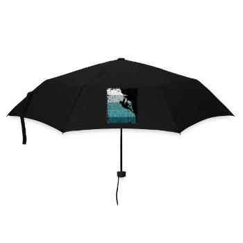 Idée cadeau d’escalade vintage - Parapluie standard - noir - Devant
