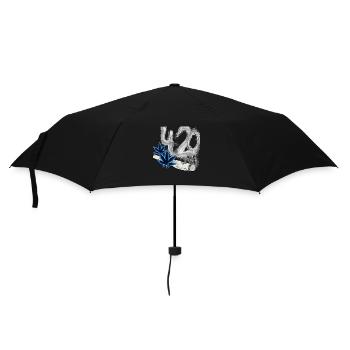 420 cannabis smoke - Umbrella (small) - black - Front