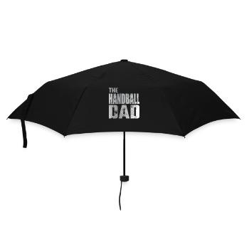 Handball Vater Papa Handballer Geschenk - Regenschirm (klein) - Schwarz - Vorne