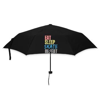 Eat Sleep Skate Repeat - Parapluie standard - noir - Devant