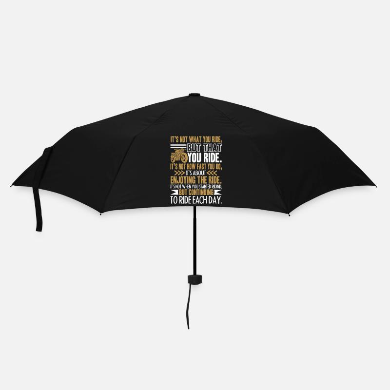 Motorcycle Funny Motorcycle - Umbrella (small) - black