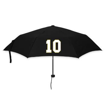 Maillot 10 numéros - Parapluie standard - noir - Devant