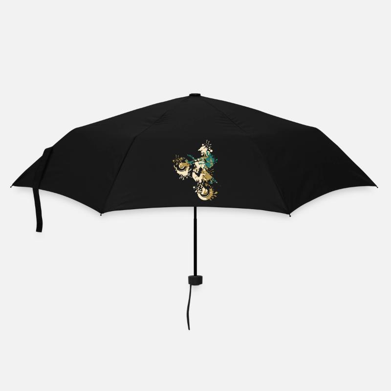 Éclaboussure de motocross - Parapluie standard - noir