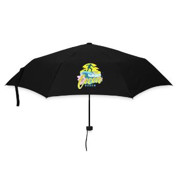 Cocoa Beach - Regenschirm (klein) - Schwarz - Vorne