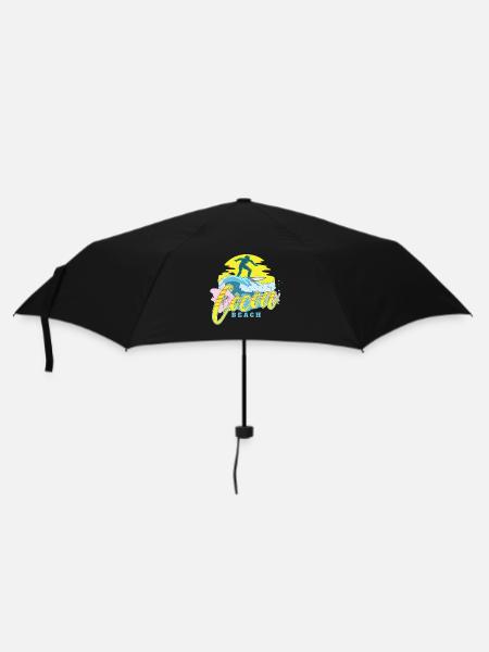 Cocoa Beach - Regenschirm (klein) - Schwarz