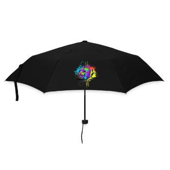 Splash Art Rhodesian Ridgeback chien cadeau - Parapluie standard - noir - Devant