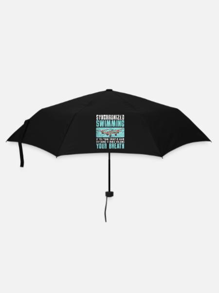 Natation synchronisée si vous pensez que votre sport est - Parapluie standard - noir
