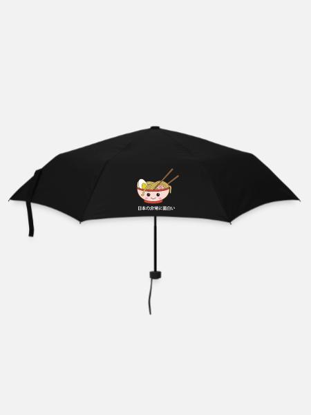 Kawaii Ramen Smile - Umbrella (small) - black