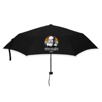 Thunderbolt lightning Galileo Philosopher Physics - Umbrella (small) - black - Front