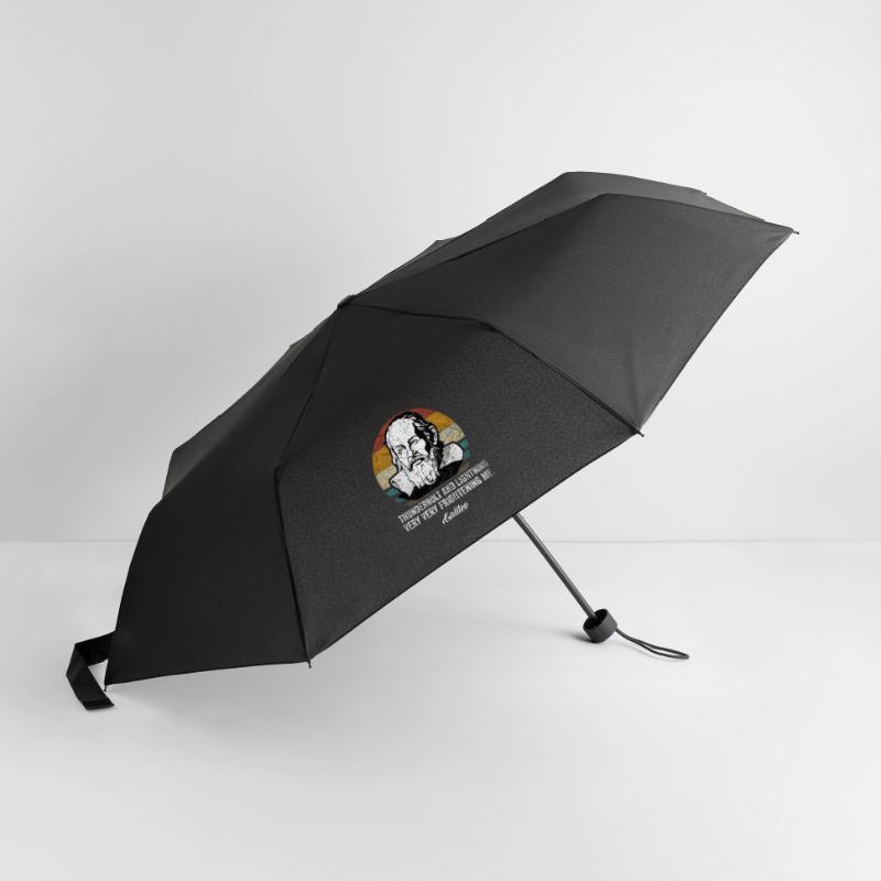 Thunderbolt lightning Galileo Philosopher Physics Umbrella (small)