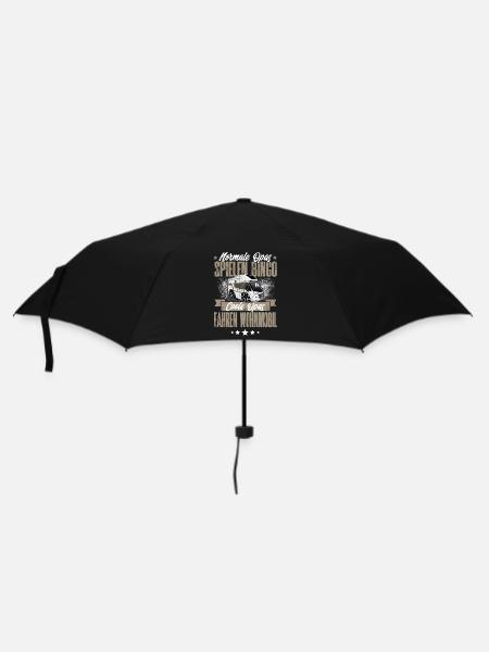 Opa Camping - Regenschirm (klein) - Schwarz