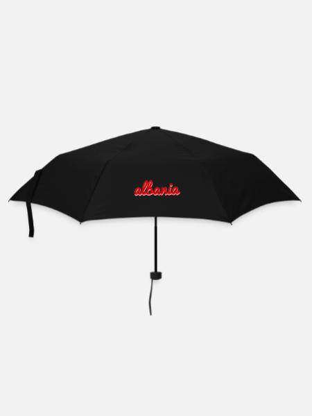 Albania Albanien - Regenschirm (klein) - Schwarz