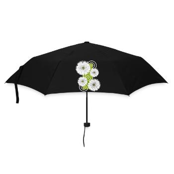 Flowers Daisies White Flowers Garden Spring - Umbrella (small) - black - Front