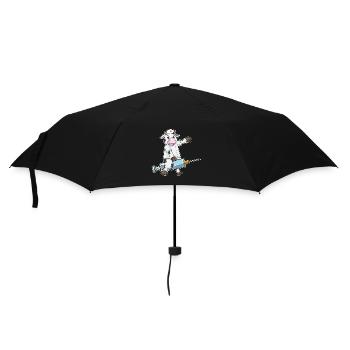 Kuh Krankenschwester Pflegealltag - Regenschirm (klein) - Schwarz - Vorne
