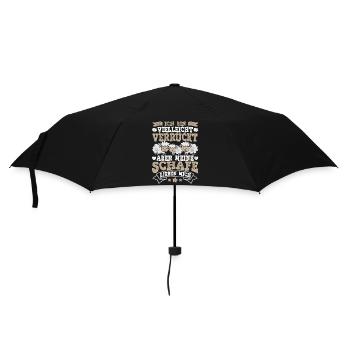 Schaf - Regenschirm (klein) - Schwarz - Vorne