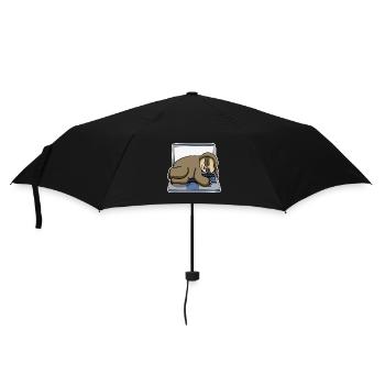 Paresseux bureau drôle Détente - Parapluie standard - noir - Devant