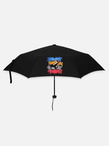 Breakdance - Regenschirm (klein) - Schwarz