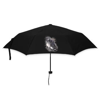 Rabbit - Umbrella (small) - black - Front