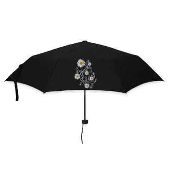 Ornament Marguerites Fleurs Marguerites - Parapluie standard - noir - Devant
