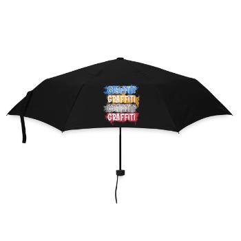 Graffiti - Parapluie standard - noir - Devant