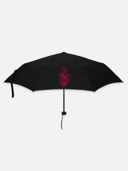 Serpent Esthétique Vêtements Doux Grunge Goth Punk - Parapluie standard - noir