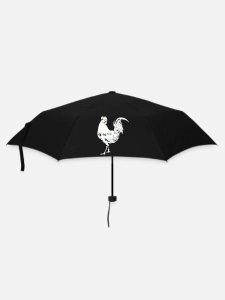 Rooster Chicken Rooster - Umbrella (small) - black