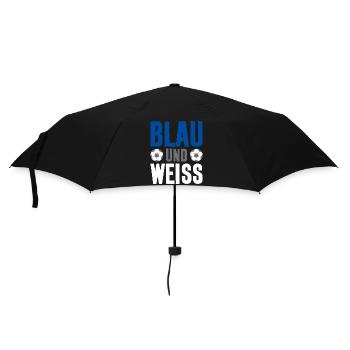BLAU WEISS FUSSBALL VEREIN - Regenschirm (klein) - Schwarz - Vorne