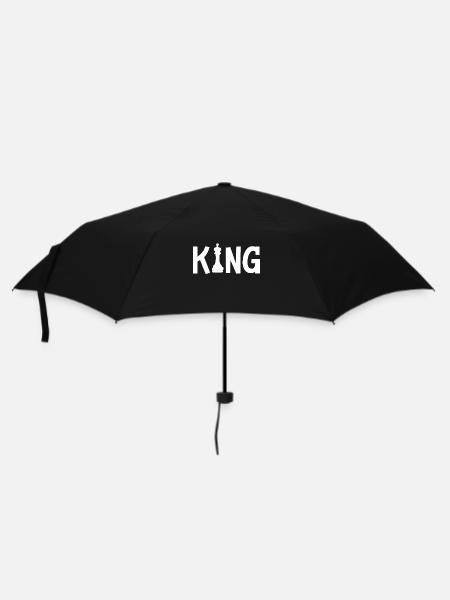 Jeu d’échecs Roi - Parapluie standard - noir