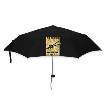 Schlagzeug Drum Sticks Trommler Schlagzeuger - Regenschirm (klein) - Schwarz - Vorne