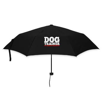Dog Trainer Dog Training - Umbrella (small) - black - Front