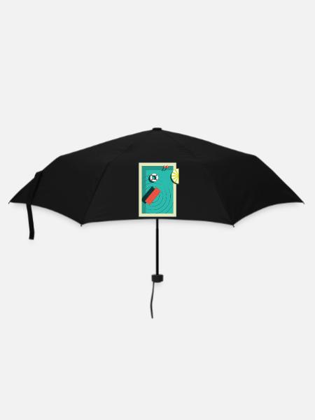 Pool in summer - Umbrella (small) - black