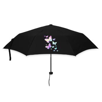 Butterflies Butterfly Colorful Colors Nature - Umbrella (small) - black - Front