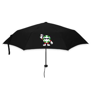 Poker Poker Jetons Cartes de poker - Parapluie standard - noir - Devant