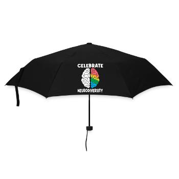 Neurodiversity Neurodiversité Autiste Autisme - Parapluie standard - noir - Devant