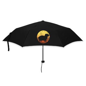 Capybara Vintage - Parapluie standard - noir - Devant