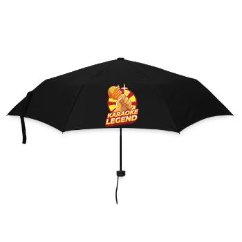 Karaoke singing - Umbrella (small) - black - Front