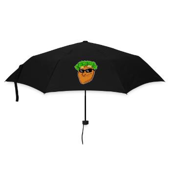 Cool escalopes avec lunettes de soleil - Parapluie standard - noir - Devant