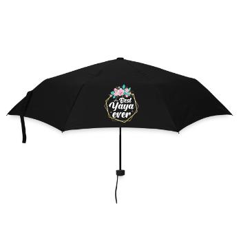 Beste Oma - Regenschirm (klein) - Schwarz - Vorne