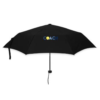 Tennis Coach entraîneur de tennis police de tennis - Parapluie standard - noir - Devant