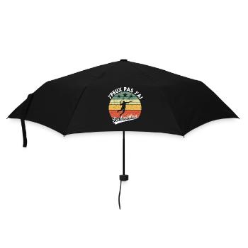 J'Peux Pas J'ai Badminton Cadeau Pour Joueurs - Parapluie standard - noir - Devant