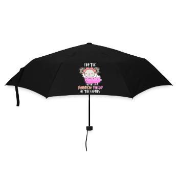 Lesbisch Spruch Rainbow Sheep LGBT Pride Schaf - Regenschirm (klein) - Schwarz - Vorne