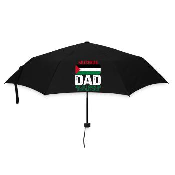 Palestinian Dad Palestine flag for Father's Day - Umbrella (small) - black - Front