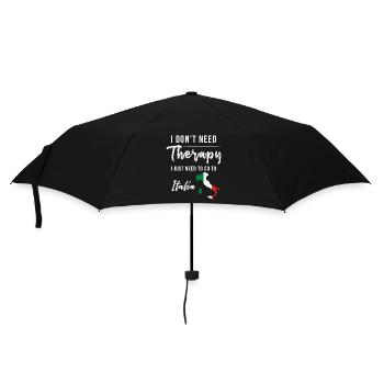 Italie disant vacances en Italie - Parapluie standard - noir - Devant