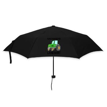 Dorf Kind Bauer Nachwuchs Kleinkind - Regenschirm (klein) - Schwarz - Vorne