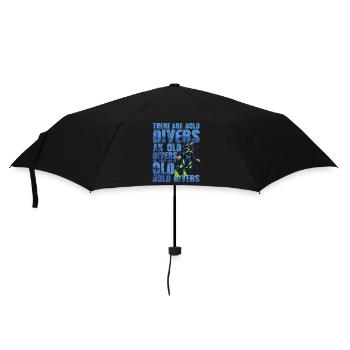 Plongeurs audacieux et anciens - Parapluie standard - noir - Devant