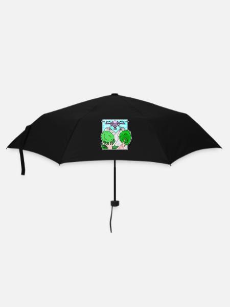 Drohne - Regenschirm (klein) - Schwarz