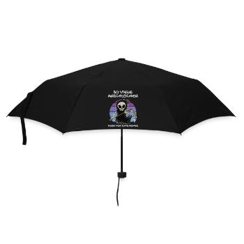 So Viele Arschlöcher Aber Nur Eine Sense - Regenschirm (klein) - Schwarz - Vorne