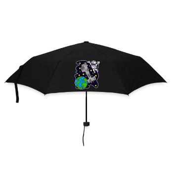 1 birthday astronaut boys children's birthday - Umbrella (small) - black - Front