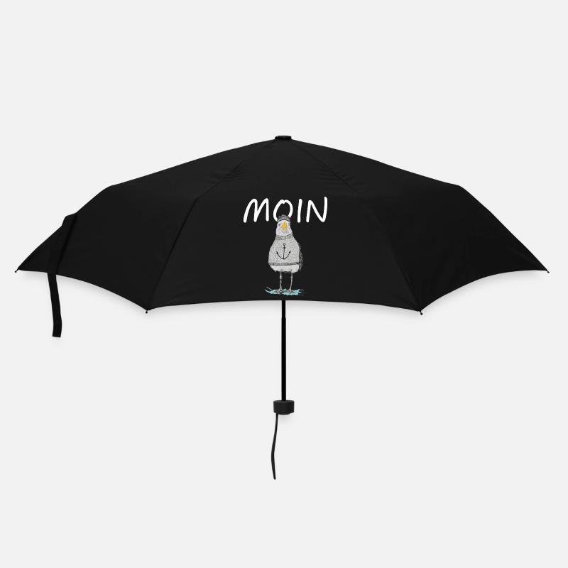 MOIN - MÖVE - Regenschirm (klein) - Schwarz